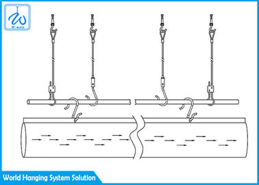 Schieben Sie bescheinigten Ausrüstungs-kundenspezifischen Länge SGS Bahn-Suspendierung HVAC hängenden