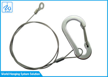 Sicherheits-Kabel mit Abschwächer-Stahl-Drahtseil mit passendem Kopf 4mm 1x19