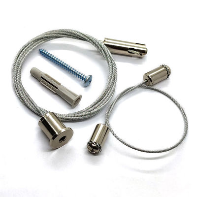 Decken-Hardware-Luft-Draht-Suspendierung, die Kit Steel Wire Cable Gripper hängt