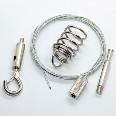Decken-Spirale verankert Kabel-Greifer-justierbare Suspendierung Kit For Industrial