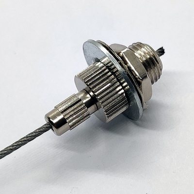 Suspendierungs-Kit Aircraft Cable Brass Gripper-Klammer LED Ligting für hängendes Kabel