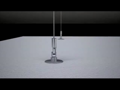 Aufhängung mit Verbindung starre Hanger und Verbindung Absorber Anker