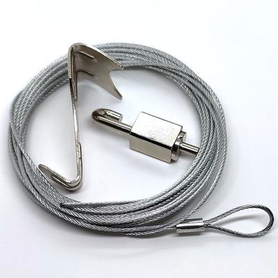 Galerie-Art Hook Cable Gripper Nylon-Drahtseil mit der Schleifung für hängendes Bild