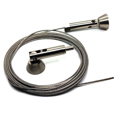 Edelstahl-Kabel-Greifer-Anzeigesystem mit der Decke, zum von Festlegungen auszubreiten