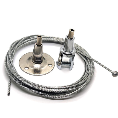 Gabel-Kabel-Greifer mit der Blockierung des Pin Steel Wire Rope Cable-Anzeigen-Zeichen-Platten-Systems
