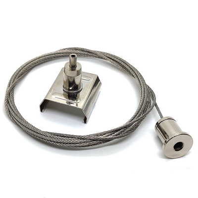 Drahtseil-Greifer-Suspendierung Kit With Aluminum Panel Clip für XTSC-Bahn