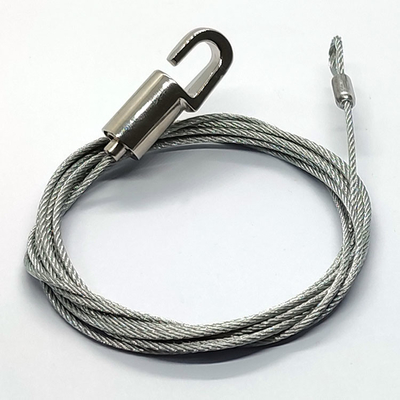 Stahlkabel-Riemen mit stellen Kabel-Greifer auf Bild-hängende Systeme ein
