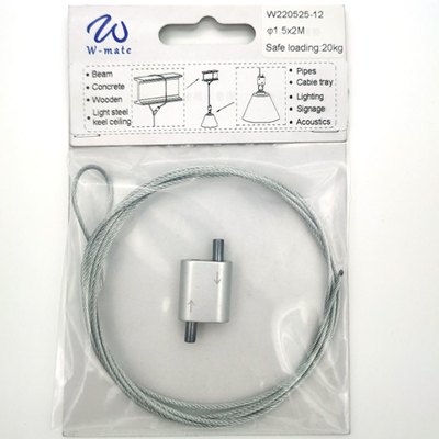 Freie Werkzeug-Suspendierung Kit Gripper Cable Display System für hängenden Hauptbilder und das Beleuchten