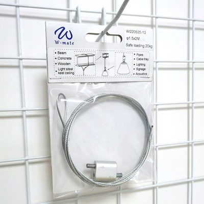 Freie Werkzeug-Suspendierung Kit Gripper Cable Display System für hängenden Hauptbilder und das Beleuchten
