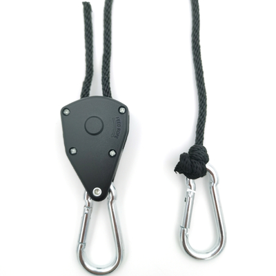 Einfache Hochleistungsrolle wachsen Yoyo Adjustable Rope Hanger Rope-Ratsche 1/8&quot; Seil-Ratschen-Aufhänger