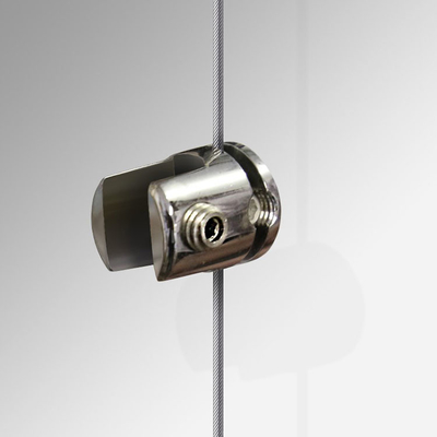 Anzeigen-Glas klemmt Hardware-Zusätze für hängende Anzeigesysteme fest