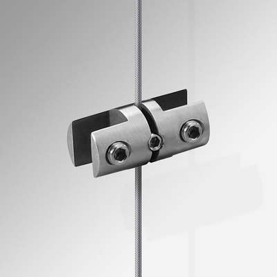 Anzeigen-Glas klemmt Hardware-Zusätze für hängende Anzeigesysteme fest