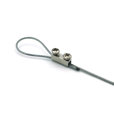 Toggle-Schnur-Regler-Stopper-Schnur-Verschluss-Matte Silver Elastic Stopper Cord-Stopper-Metall