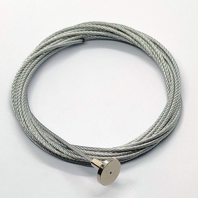 T-Form-Anschluss-flexibler Drahtseil-Riemen 7X7 Lanyard Stainless Steel Wire Rope
