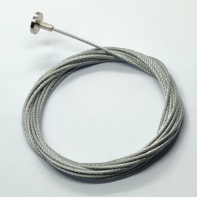 T-Form-Anschluss-flexibler Drahtseil-Riemen 7X7 Lanyard Stainless Steel Wire Rope