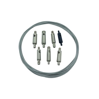 Drahtseil der Nebenausgang-Kabel-Greifer-Klagen-1.0-2.5mm für hängendes System durch Beleuchtung und Anzeige