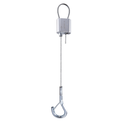 Natürlicher Anodisierter Doppel-End-Kabel-Schleifgreifer für effizientes Kabelmanagement