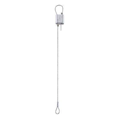 Natürlicher Anodisierter Doppel-End-Kabel-Schleifgreifer für effizientes Kabelmanagement