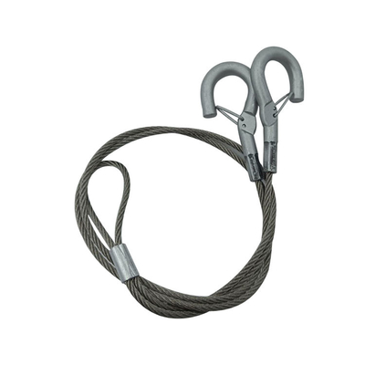 Streckenlicht-Hängekit mit verstellbarem Greifer Stahldraht-Kabel-Aufhängekabel