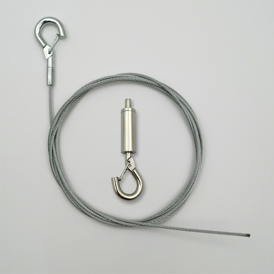 Akustic Panel Hängesystem mit verstellbarem Spiral Anker 1,5 mm Drahtseil