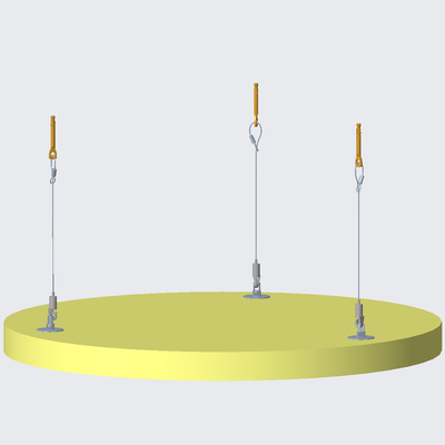 Anschließen Absorber mit verstellbarem Draht-Kit für akustische Decken-Suspension System