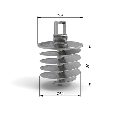 Anschließen Absorber mit verstellbarem Draht-Kit für akustische Decken-Suspension System