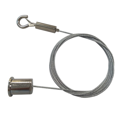 Kabel-Suspension-Kit Deckenmontierte Metallkabel-Haken-Gripper-System für Schalldämpfungspanele