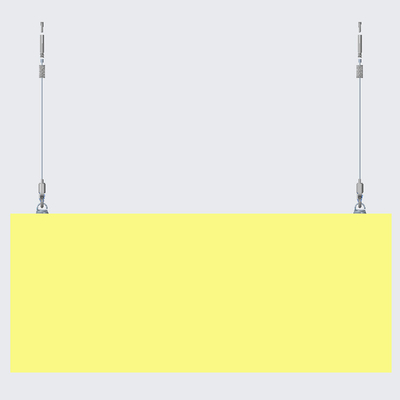 Hook-Kabel-Feder-Haken-Aufhängungskit-Ring-Klammer-Hand-Polyesterfaser-Schalldichtplatte