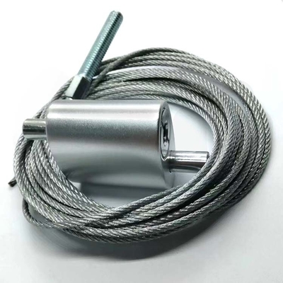 Anpassungsfähiger, verstellbarer Schleifgreifer für Kabel für die Anzeigeindustrie und Aufhängungskits
