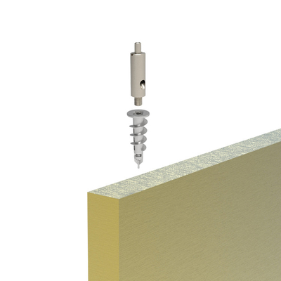 Anpassungsfähige akustisch schalldämpfende Wandplatten mit verstellbarem Draht-Kit für Led-Deckenplatten