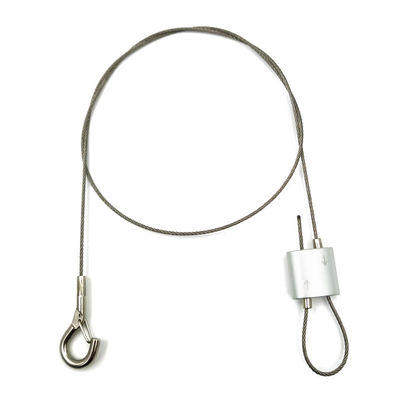 Aufhängungskit für Anhänger Lautsprecher Sicherheitsdrahtseil mit Schleifgreifer für die Decke Lautsprecher montierte Decke zum Aufhängen Licht Schloss Kamera Diy Lautsprecher In der Halle Bar Ausstellung Shop