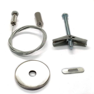 Edelstahl-Hängeleuchten-Deckensystem-Kit