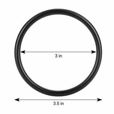 Aluminium-Schwarz-Anodisierungsringe für Schlinge