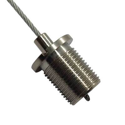 Qualitätsgesicherte 18mm Faston-Kabelclips 90-Grad-Drahtseilgreifer für den Außenbereich