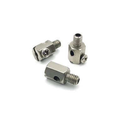 Zweiweg-Drahtschlaufe Nickel Kabelklemme Kupferkabelklemme Drahtseilschlossklemmen