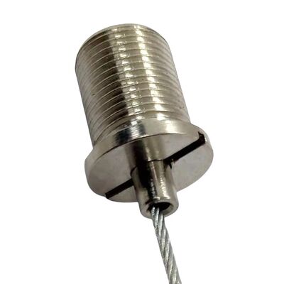 Schneller Kupferverbinder mit Außengewinde, Kabelgreiferwerkzeug, Messingmaterial, Drahtseilklemme für Beleuchtungszubehör