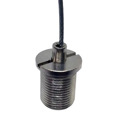 Schneller Kupferverbinder mit Außengewinde, Kabelgreiferwerkzeug, Messingmaterial, Drahtseilklemme für Beleuchtungszubehör