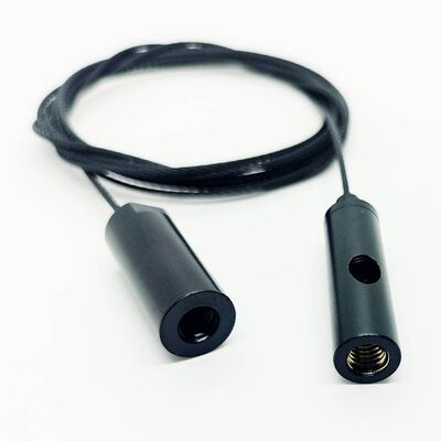 Schwarz beschichtete Kabel-Strahler-Suspension-Kit Hochwertige Decke Hängende Draht Haken Anpassung Hardware Lieferung