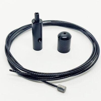 Schwarz beschichtete Kabel-Strahler-Suspension-Kit Hochwertige Decke Hängende Draht Haken Anpassung Hardware Lieferung