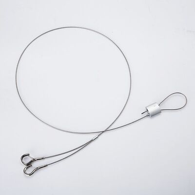 Adjustable Two Way Wire Looping Cable Grippers Hanging Suspension Kits Spring Hook Hardware Fitting