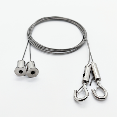 Factory Wholesale LED Panel Light Suspension Lighting Kits Wire Hanging Quickly Adjustable Hook Gripper