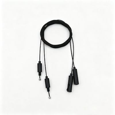 OEM Custom Schwarz Verstellbares Kabel Gripper Drahtseil Hängende Hardware-Kit Innenraum Deckenlampe Aufhängung Fitting Zubehör