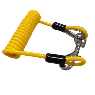 New Designed Coating PU Safety Spring Lanyard / Ergodyne Wrist Tool Lanyard
