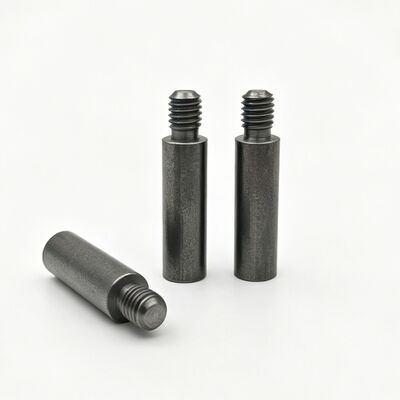 Kundenspezifische geschlitzte runde Distanzschraube aus verzinktem Stahl, Außen- auf Innengewinde, CNC-bearbeitetes Hardware-Verbindungselement