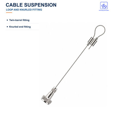 Two-Way Wire Rope Lock with Loop Cable Assembly
