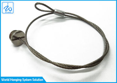 Metallfarbzugfeder-Sicherheits-Kabel mit Augen-Decken-Beleuchtungs-Suspendierungs-Ausrüstung