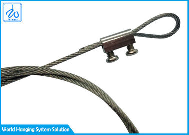 Sus304 Drahtseil-Schleifen-Enden-und Haken-Sicherheits-Kabel für geführte Decke beleuchtet unten
