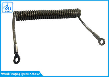Einziehbarer überzogener PVC-Zugfeder-Sicherheits-Kabel-Werkzeug-Abzugsleinen-Gurt