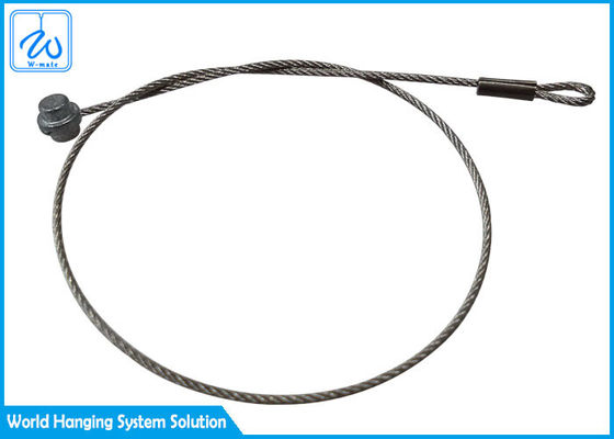 Fabrik-direktes flexibles Stahl1x19 drahtseil für Leuchte-Sicherheits-Kabel