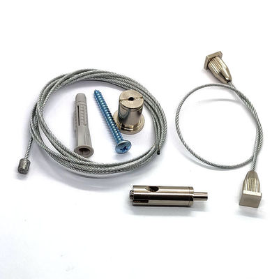 Kabel-Greifer-und Edelstahl-Durchschlag-freie Drahtseil-Suspendierung Kit For Panel 60x60